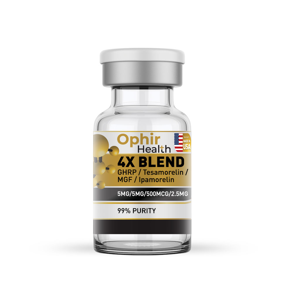 4X Blend GHRP-2 (5mg) / Tesamorelin (5mg) / MGF (500mcg) / Ipamorelin (2.5mg)